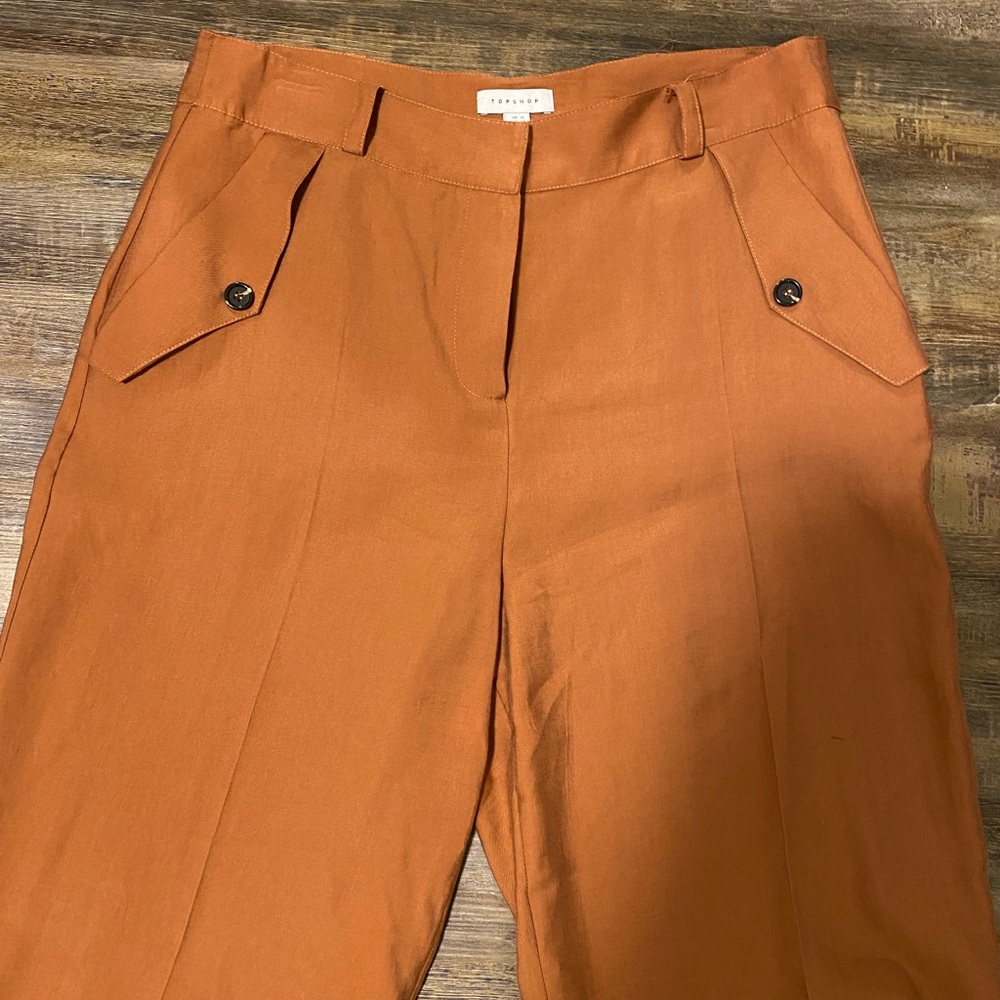 Topshop wide leg ankle pants